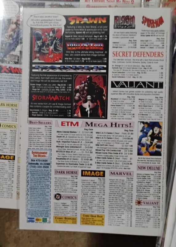 WILDCATS # 3 1993 IMAGE JIM LEE  LIEFELD  COVER  COVERT ACTION TEAMS