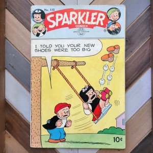 SPARKLER COMICS #112 VG- (1953) Nancy & Sluggo CASEY RUGGLES Pre-Code BUSHMILLER