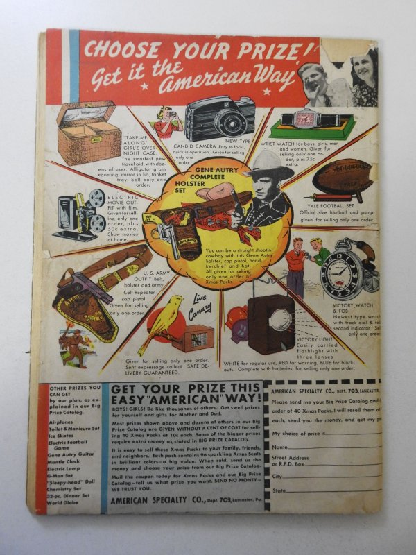 Superman #19 (1942) Apparent GD+ Condition see desc