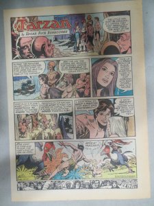 Tarzan Sunday Page #2167 by Russ Manning from 9/17/1972 Tabloid Page Size!