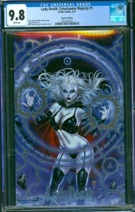 Lady Death Cataclysmic Majesty #1 Mega Foil Edition CGC 9.8   