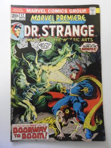 Marvel Premiere #12 (1973) VG+ Condition