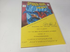 Spider Man 2099 #1 Signed by Peter David W/COA  Very RARE