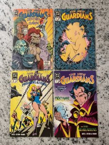 Lot Of 4 The New Guardians DC Coomic Books # 7 8 9 12 Batman Superman Flash J917