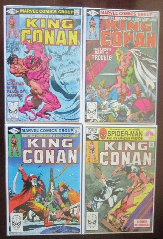 King Conan comic lot from:#1-50 44 different avg 8.0 VF (1980-89)