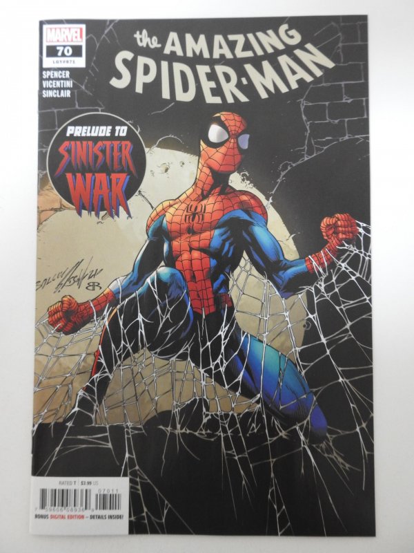 The Amazing Spider-Man #70 Prelude: Sinister War! Gorgeous NM Condition!