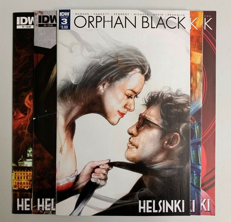 Orphan Black Helsinki #1-5 Set (IDW 2015) 1 2 3 4 5 Graeme Manson (9.0+)