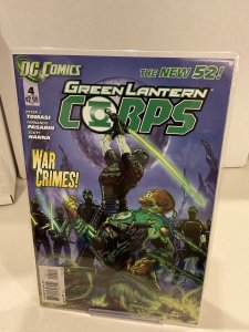 Green Lantern Corps #4  9.0 (our highest grade)  New 52!  2012