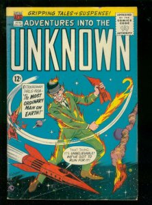 ADVENTURES INTO THE UNKNOWN #148 1964SNAKE-ROBOT-HERBIE VG