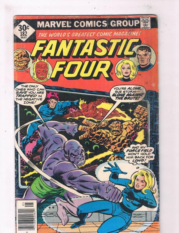 Fantastic Four #182 GD/VG Marvel Comic Book Thing Human Torch DE2