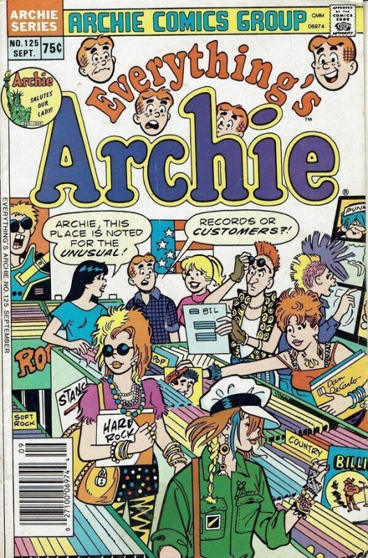 EVERYTHINGS ARCHIE #125 (1986) DAN DECARLO | NEWSSTAND EDITION | COPPER AGE