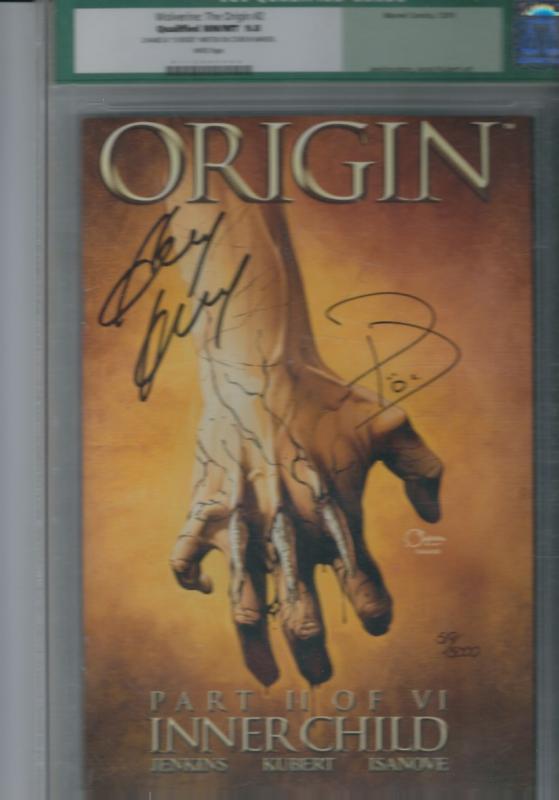 ORIGIN #2 SIGNED PAUL JENKINS/ANDY KUBERT DYNAMIC FORCES CGC 9.8 $75.00