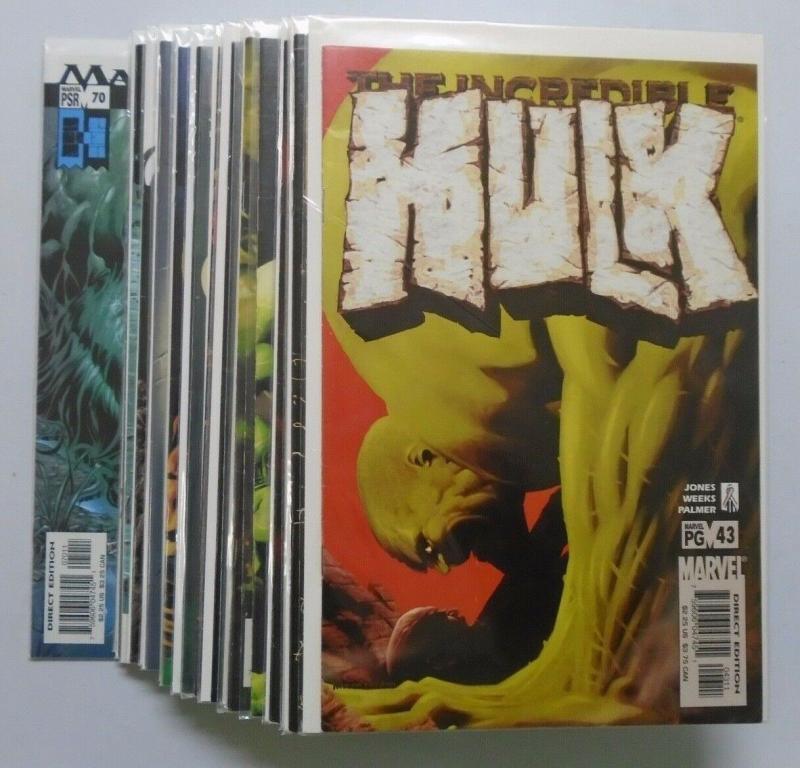 22 Different Incredible Hulk (1999 2nd Series) from #43-70 - 8.0 VF - 2002-2004