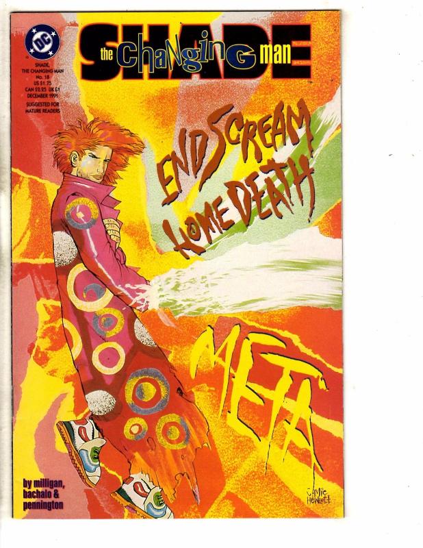 10 Shade The Changing Man DC Comic Books # 11 12 13 14 15 16 17 18 19 20 CR7