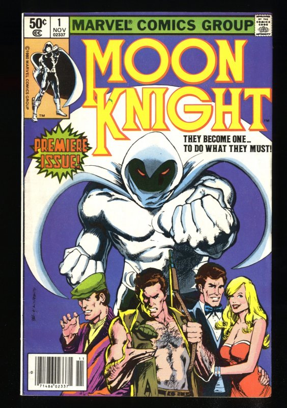 Moon Knight #1 FN+ 6.5 Newsstand Variant