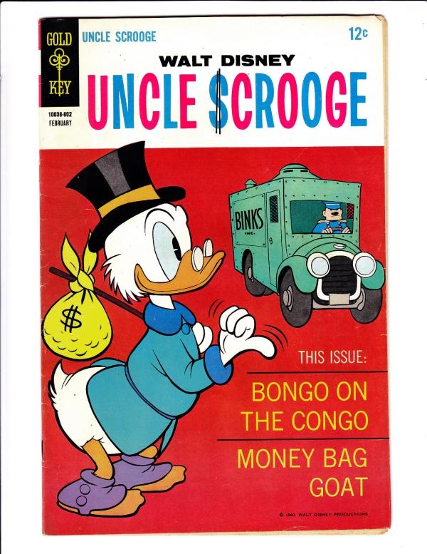 Uncle Scrooge, Walt Disney #73 (Feb-68) FN+ Mid-Grade Uncle Scrooge