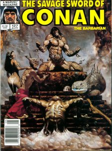 Savage Sword of Conan #127 Marvel Comics 1986 VF