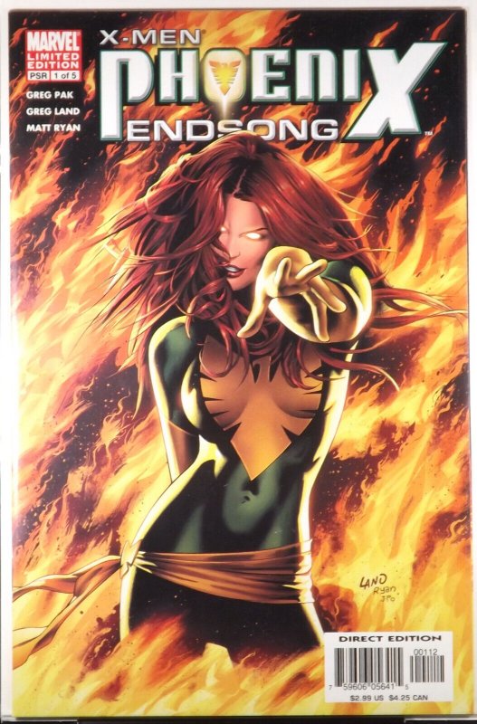 X-MEN PHOENIX ENDSONG WARSONG Variant Cover Lot NM 5 Issues 2005 MCU Marvel