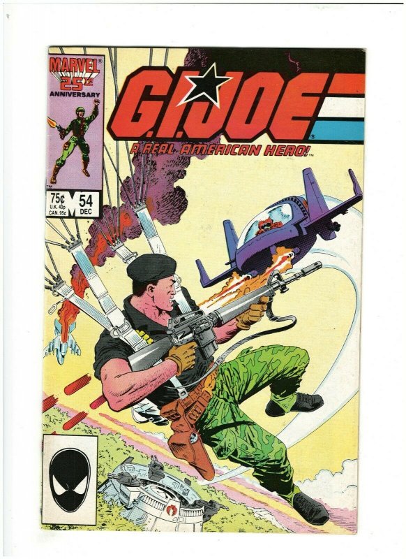 G.I. Joe ARAH #54 VF 8.0 1st Print Marvel Comics 1986 Flint