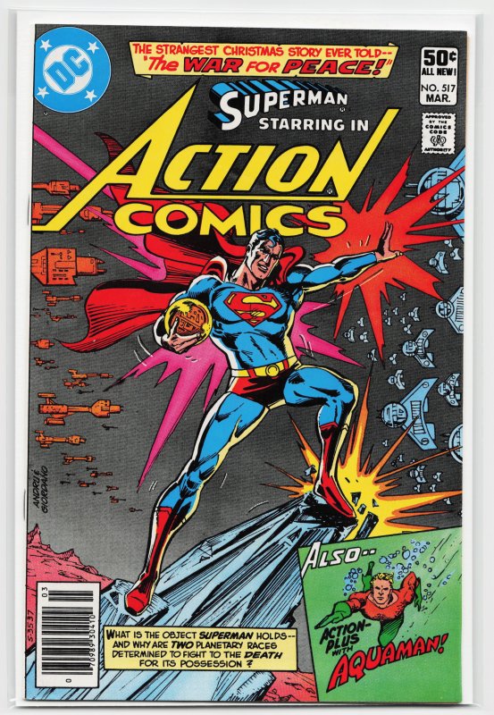 Action Comics #517 Newsstand Edition (1981) Superman