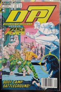 DP7 # 23  1988 MARVEL NEW UNIVERSE  vs psi force DISPLACED PARANORMALS