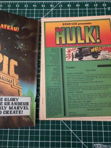 Hulk! #20 and #11 magazine (1980) Both are in Fair-Good condition