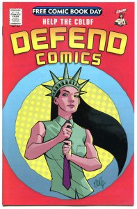 DEFEND COMICS, NM, FCBD, 2014, CBLDF, Sergio Aragones,more Promo/items in store