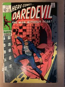 Daredevil (1964) 51 VG/Fine (5.0)  Barry Windsor Smith Art