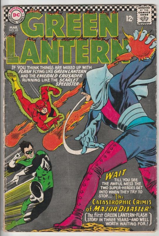 Green Lantern #43 (Mar-66) VG+ Affordable-Grade Green Lantern