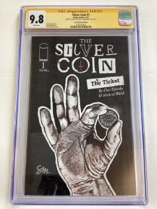 Silver Coin #1 - CGC 9.8 - Image Comics - 2021 - Scott McFarlane sketch & auto!