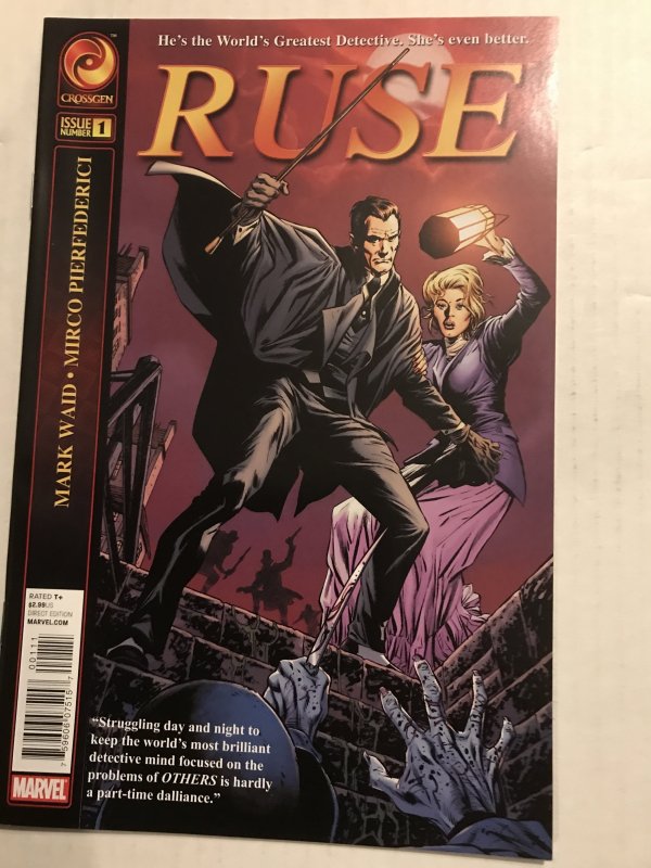 RUSE #1, 2, 3, 4 set : Marvel CrossGen NM-; detective mini series, Mark Waid