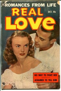 Real Love #57 1953-Ace-photo cover-spicy romance-bootleg liquor-VG