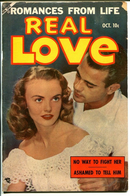 Real Love #57 1953-Ace-photo cover-spicy romance-bootleg liquor-VG