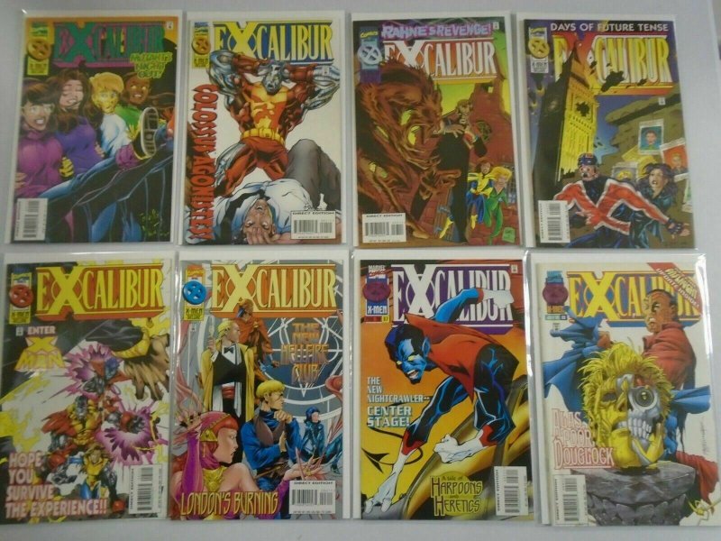 Excalibur comic lot (1st series) 50 diff from:#65-125 + ANN 8.0 VF (1993-98)