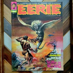 EERIE #34 VF- (Warren 1971) Steve Skeates BUDDY SAUNDERS Vallejo Painted Cover!