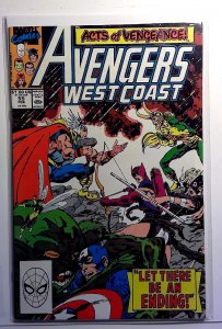 Avengers West Coast #55 1990 Marvel Thor Iron Man Scarlet Witch Captain America