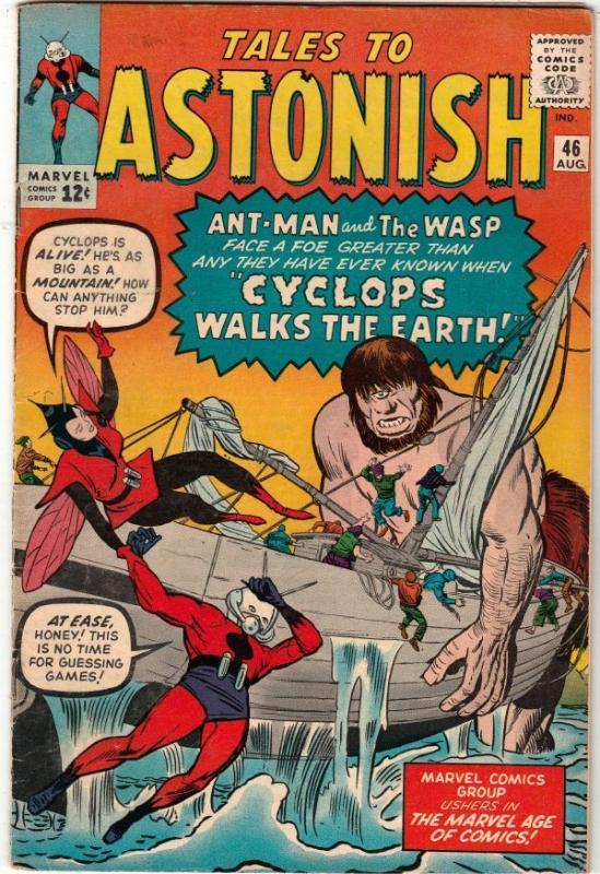 Tales to Astonish 46 Ant-Man strict VF 8.0  High-Grade Early Wasp, Tons O Marvel