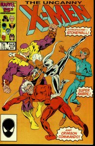X-Men #215 - NM - 1st Crimson Commando