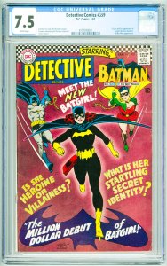 Detective Comics #359 (1967) CGC 7.5! 1st App of Batgirl (Barbara Gordon)!