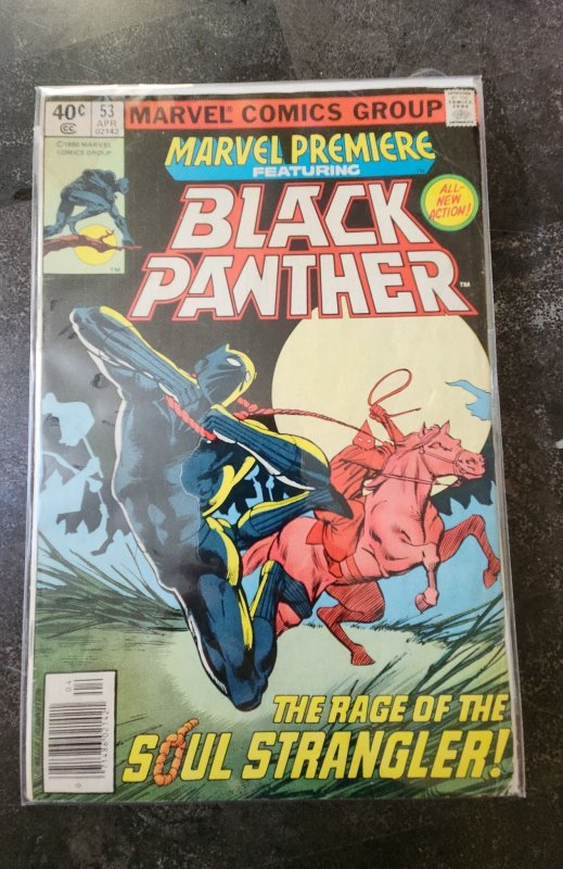 Marvel Premiere #53 Newsstand Edition (1980) early Black Panther