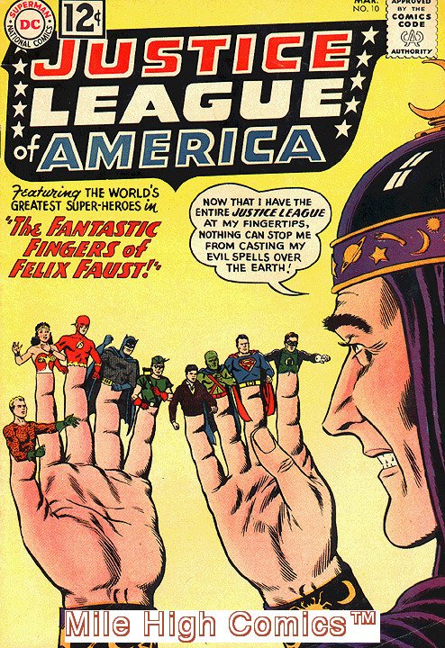 JUSTICE LEAGUE OF AMERICA  (1960 Series)  (DC) #10 Good Comics Book