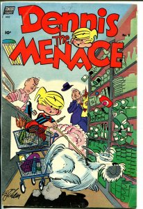 Dennis the Menace #8 1955-Standard-Hank Ketcham art-glossy cover-VG/FN