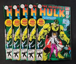 Incredible Hulk #393 - 5PC DEALER SPECIAL / Anniversary Edition (9.0/9.2) 1992
