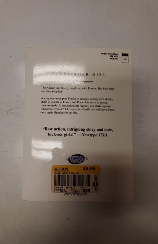 Gunslinger Girl #5 (2007) NM ADV Manga Comic Book J702