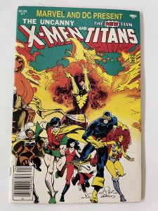 Marvel and DC Present featuring  Uncanny X-Men /The New Teen Titans - VG+ (1982)