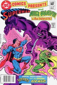 DC Comics Presents #55 (Newsstand) FN ; DC | Superman Air Wave Parasite