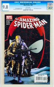 Amazing Spider-Man #574 CGC Graded 9.8 Flash Thompson solo story.