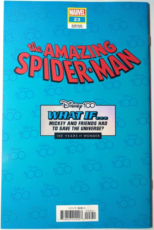 Amazing Spider-Man #23 (2023) Disney Anniversary Variant