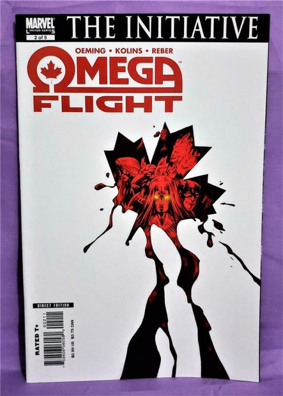 Michael Avon Oeming Avengers OMEGA FLIGHT #1 - 5 Scott Kolins (Marvel, 2007)!