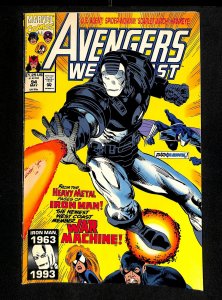 West Coast Avengers #94 FN- 5.5 1st Jim Rhodes as War Machine!